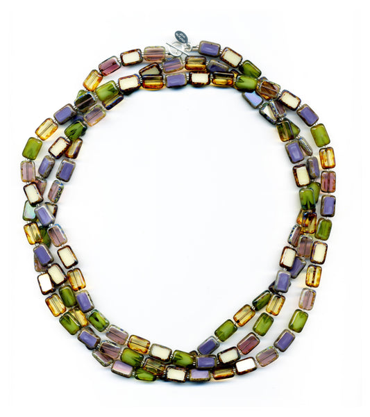 7 Way Necklace 60" Trilogy, Vineyard Mix of Color